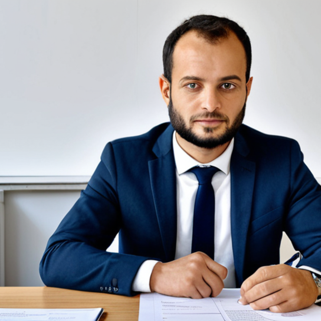 건축 시공 분야의 해외 취업 사례 - CV Preparation**

"A French civil engineer, fully clothed in professional attire, sitting at a desk ...